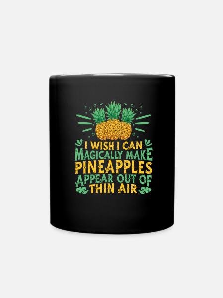 Ananas - Mug uni - noir