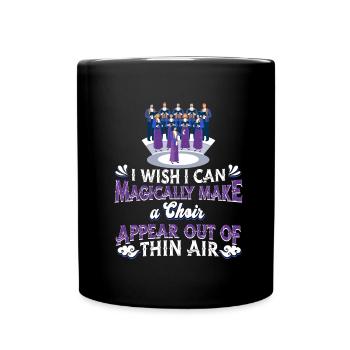 Choir Choir Singers - Full Colour Mug - black - Front
