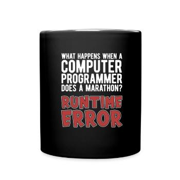Programmer Coder Software Developer - Full Colour Mug - black - Front