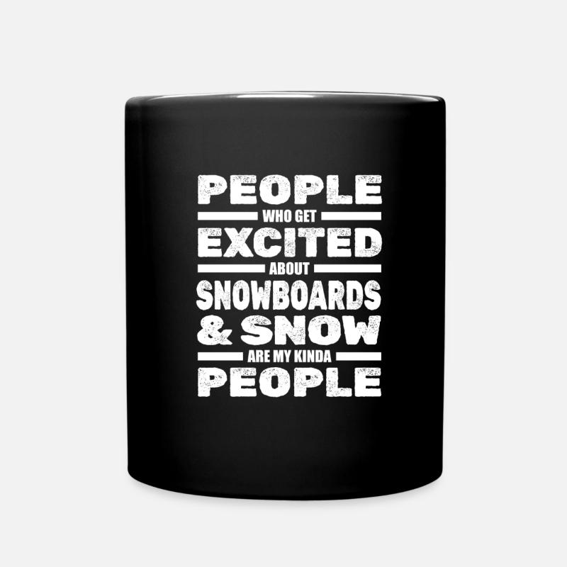 Snowboard Snowboarder Snowboarding - Full Colour Mug - black