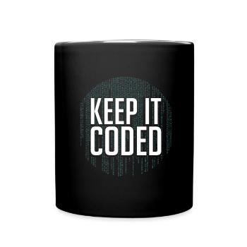 Programmer Coder Software Developer - Full Colour Mug - black - Front