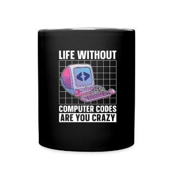 Programmeur Coder Développeur de logiciels - Mug uni - noir - Devant