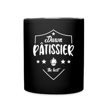 Daron Pâtissier Pour Papa Pâtissier - Mug uni - noir - Devant
