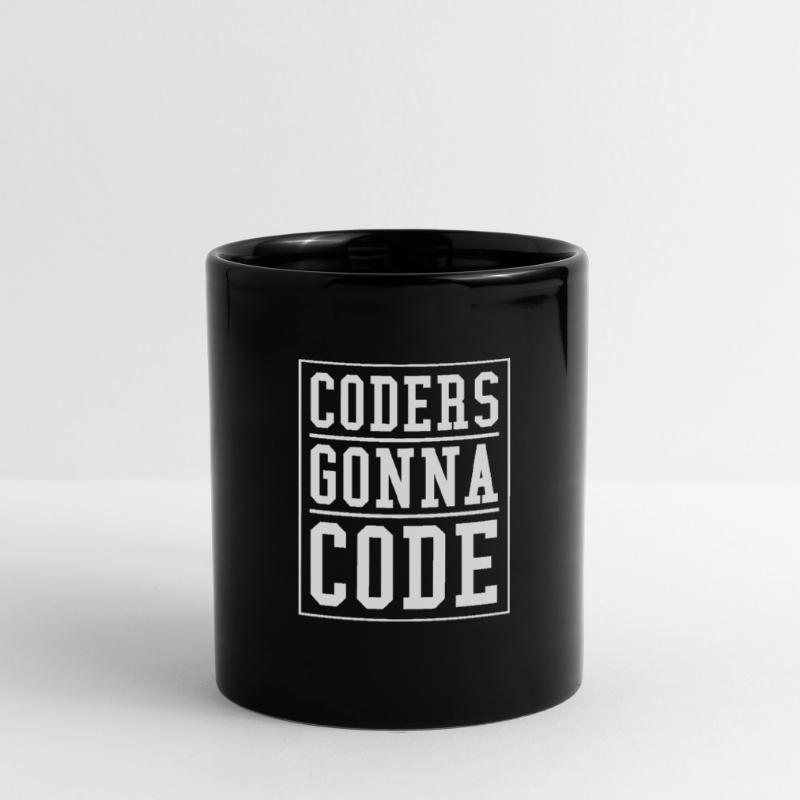 Programmierer Coder Software Entwickler Tasse einfarbig