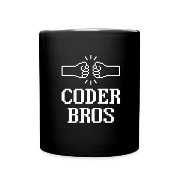 Programmer Coder Software Developer - Full Colour Mug - black - Front