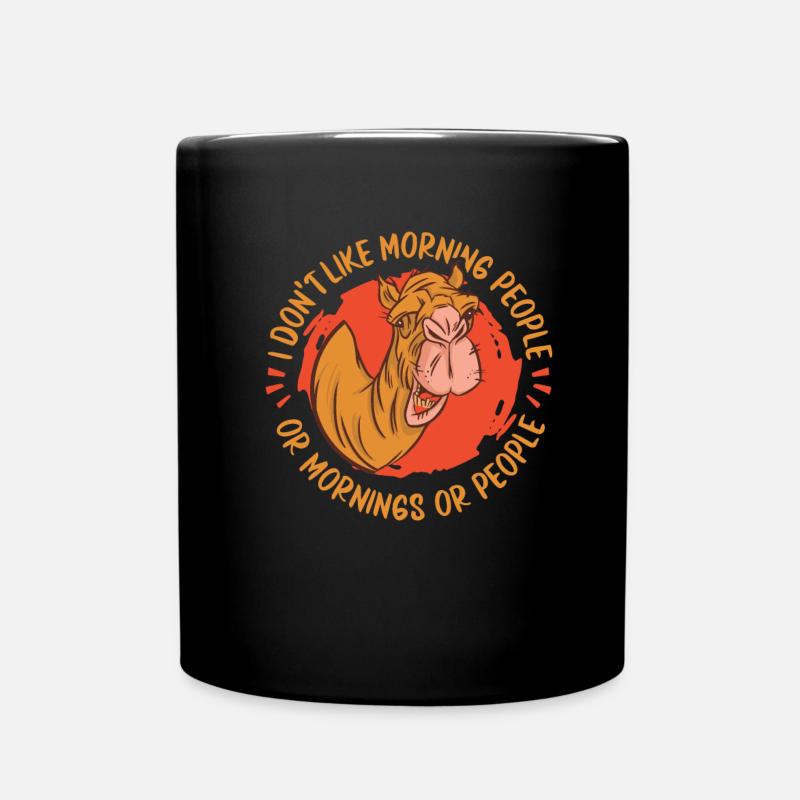 Les chameaux piétinent le dromadaire animal - Mug uni - noir