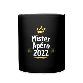 Mister apéro 2022 - Mug uni - noir - Devant