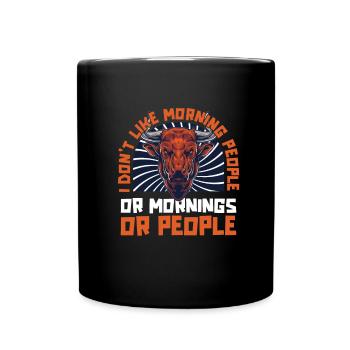 Taureau Taureau - Mug uni - noir - Devant