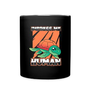 Turtle Sea Turtle - Full Colour Mug - black - Front