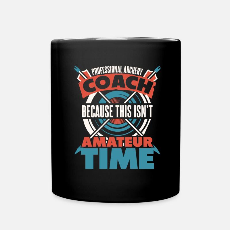 Tir à l’arc Flèche Tir à l’arc Tir à l’arc - Mug uni - noir