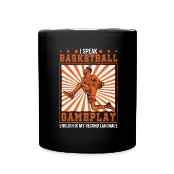 Basketballtrainer Basketball Trainer Coach - Tasse einfarbig - Schwarz - Vorne
