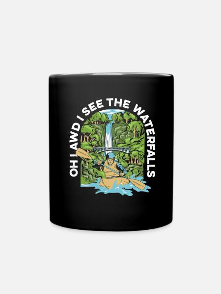 Rafting Canoë Kayak d’eau vive - Mug uni - noir