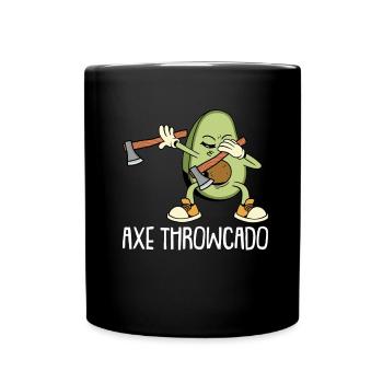 Axe Throw Axe - Full Colour Mug - black - Front