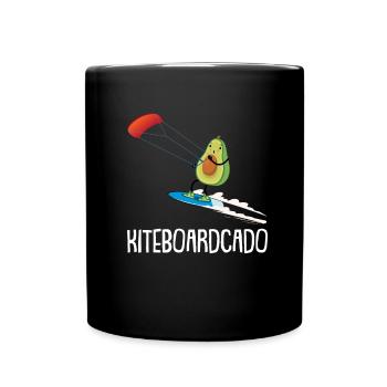 Kitesurfing Kiteboarding Kite Kite Kiten - Full Colour Mug - black - Front