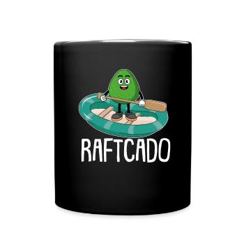 Rafting Wildwasser Kanu Kajak - Tasse einfarbig - Schwarz - Vorne