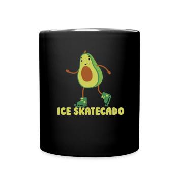 Patinage sur glace Patinage artistique Patinage sur glace - Mug uni - noir - Devant