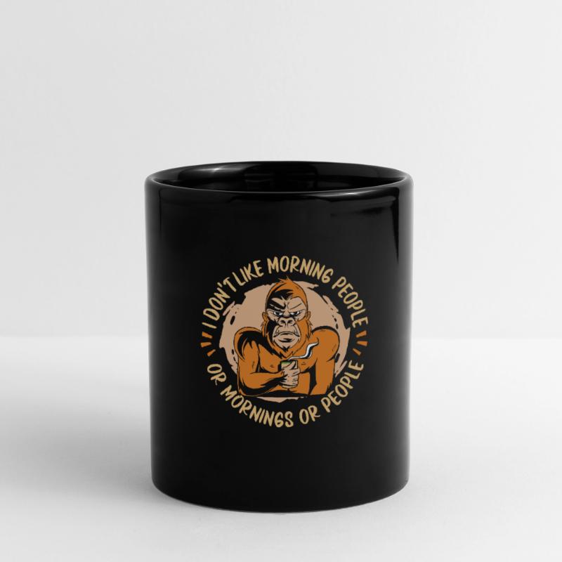 Affe Tasse einfarbig