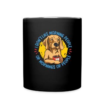 Golden Retriever - Full Colour Mug - black - Front