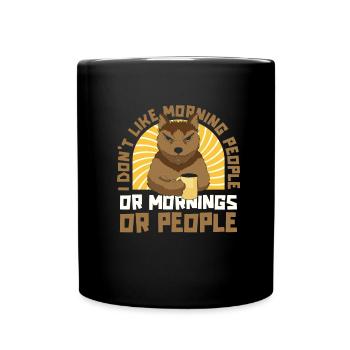Chien de bœuf australien - Mug uni - noir - Devant