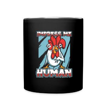 Chicken Farm Farmer Farmer Chicken Farmer - Full Colour Mug - black - Front