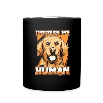 Golden Retriever - Full Colour Mug - black - Front