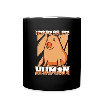 Capybara capybara rongeur - Mug uni - noir - Devant