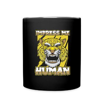 Jaguar - Tasse einfarbig - Schwarz - Vorne