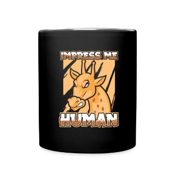 Girafe Afrique Savannah Safari - Mug uni - noir - Devant