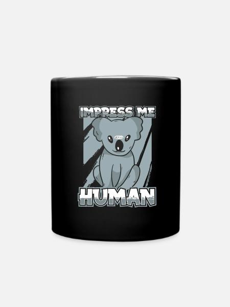 Koala Koala Bear - Full Colour Mug - black