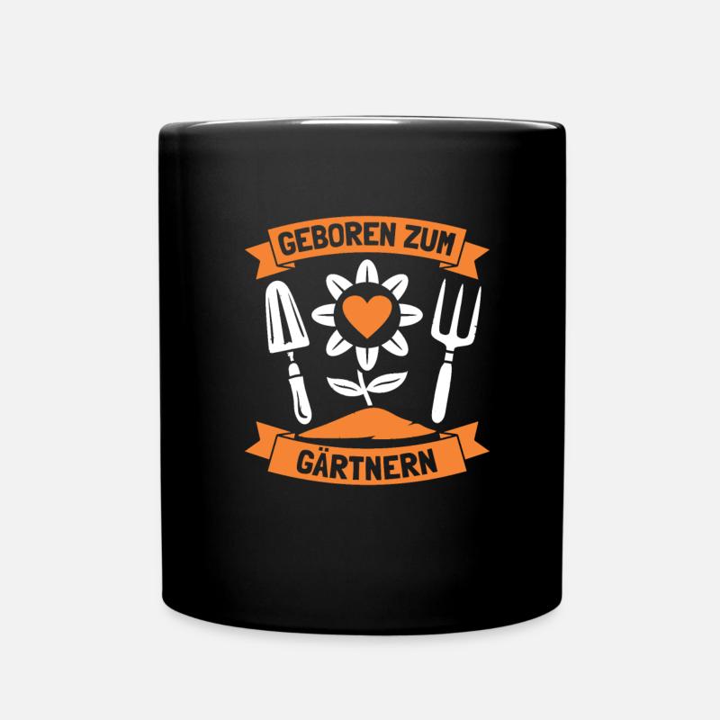 Garten Hobbygärtner Pflanzen Blumen Gärtner - Tasse einfarbig - Schwarz