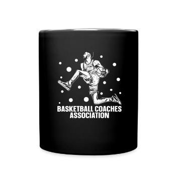 Basketballtrainer Basketball Trainer Coach - Tasse einfarbig - Schwarz - Vorne