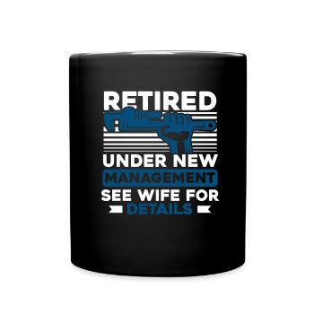 Plumber Sanitary Heating Engineer Plant Mechanic - Full Colour Mug - black - Front