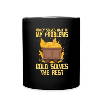 Gold Mining Gold Mine - Full Colour Mug - black - Front