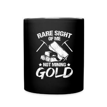 Gold Mining Gold Mine - Full Colour Mug - black - Front