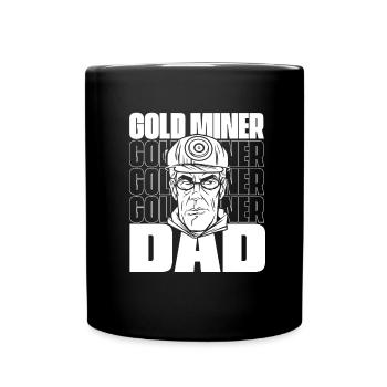 Gold Mining Gold Mine - Full Colour Mug - black - Front