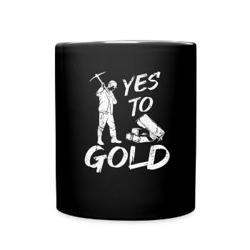 Gold Mining Gold Mine - Full Colour Mug - black - Front