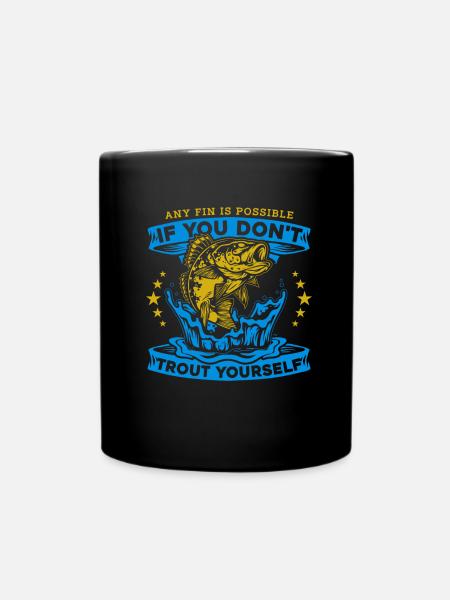 Pêcheur Pêcheur Pêcheurs Pêche - Mug uni - noir