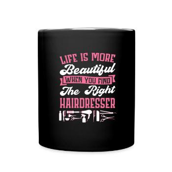 Coiffeur Coiffeur Coiffure Coiffure Coiffure Coiffure - Mug uni - noir - Devant
