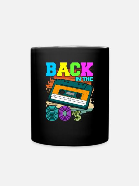 Retour dans les années 80 - 80s Costume 80's Theme Party - Mug uni - noir