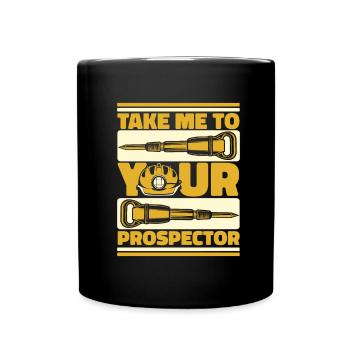 Gold Mining Gold Mine - Full Colour Mug - black - Front