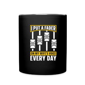 Tontechniker Sound Audio Engineer - Full Colour Mug - black - Front