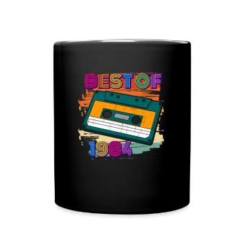 best of 1984 cassette 80s 38e anniversaire - Mug uni - noir - Devant