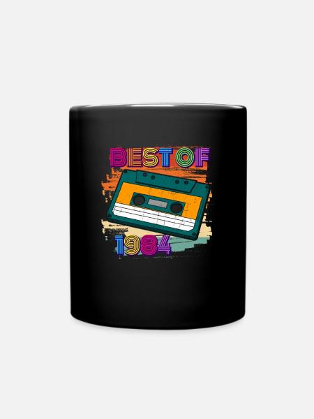 best of 1984 cassette 80s 38e anniversaire - Mug uni - noir