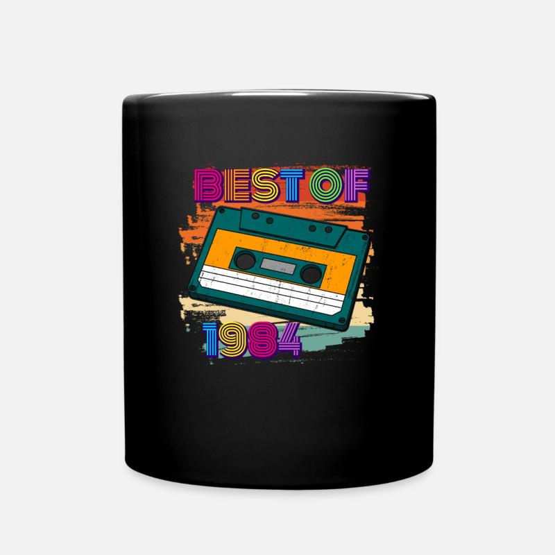 best of 1984 cassette 80s 38e anniversaire - Mug uni - noir
