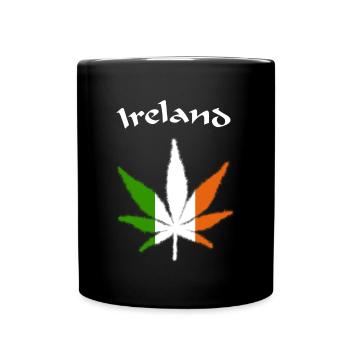 Ireland - Tasse einfarbig - Schwarz - Vorne