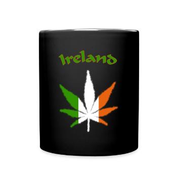 Ireland - Tasse einfarbig - Schwarz - Vorne