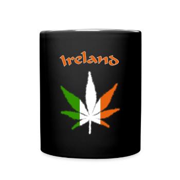 Ireland - Tasse einfarbig - Schwarz - Vorne