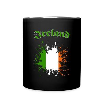 Ireland - Tasse einfarbig - Schwarz - Vorne