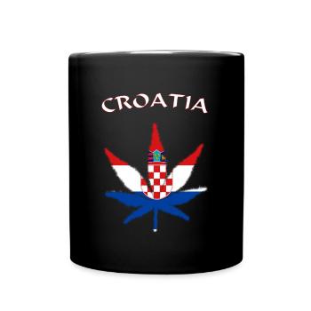 Croatia - Tasse einfarbig - Schwarz - Vorne