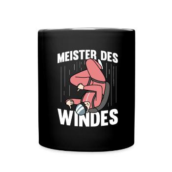 Indoor Skydiving - Full Colour Mug - black - Front